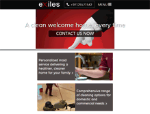 Tablet Screenshot of exilesmaidservice.ae